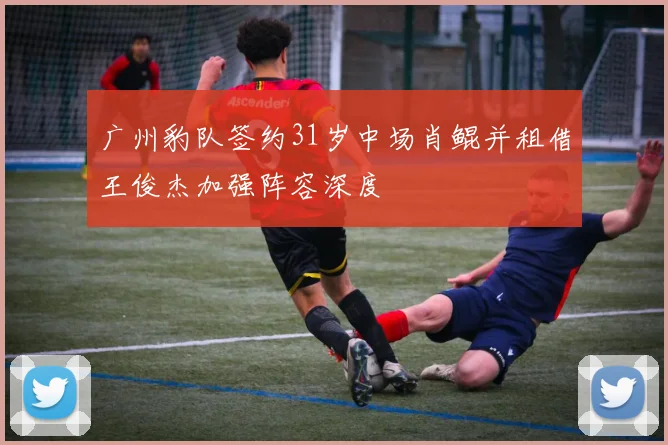 广州豹队签约31岁中场肖鲲并租借王俊杰加强阵容深度