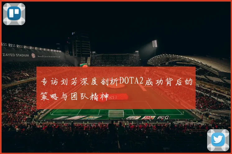 专访刘芳深度剖析DOTA2成功背后的策略与团队精神