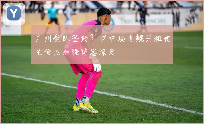 广州豹队签约31岁中场肖鲲并租借王俊杰加强阵容深度