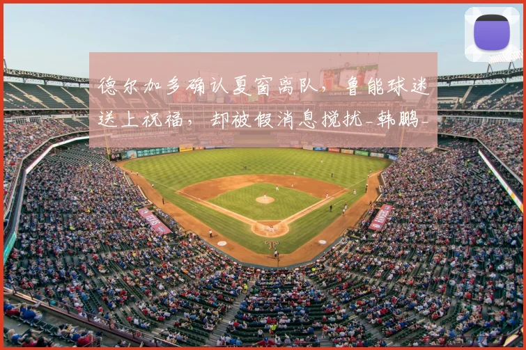 德尔加多确认夏窗离队,鲁能球迷送上祝福,却被假消息搅扰_韩鹏_上港_王振